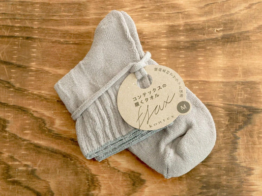 コンテックスの履くタオルflax グレー