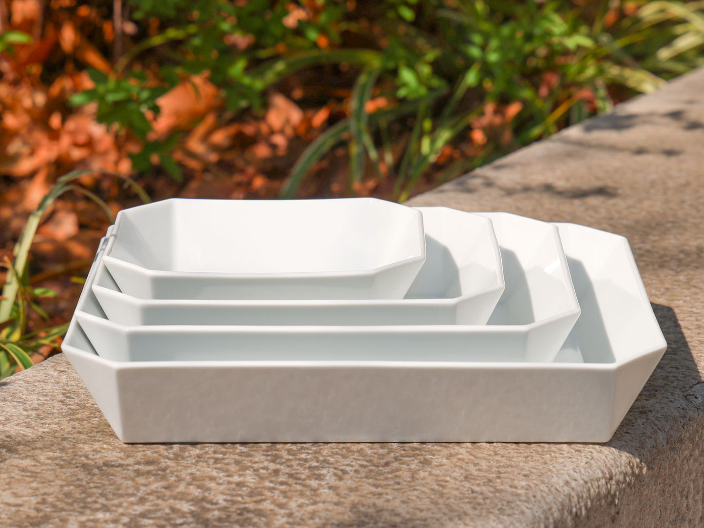 <1616 / arita japan>TY Square Bowl White