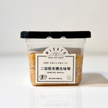 ＜カネサオーガニック味噌工房＞二倍糀有機生味噌