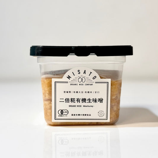 ＜カネサオーガニック味噌工房＞二倍糀有機生味噌